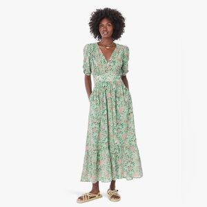 XiRENA Green Jade Camelia Dress Small